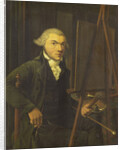 Portrait of a Painter, probably Harmanus Uppink by Willem Uppink