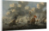 Burning of the English Fleet at Chatham, 20 June 1667 (Raid on the Medway UK) by Peter van de Velde