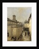 View of the Church of Notre Dame de Lorette and the Rue Fléchier, Paris France by Antoine Vollon