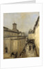 View of the Church of Notre Dame de Lorette and the Rue Fléchier, Paris France by Antoine Vollon