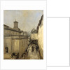 View of the Church of Notre Dame de Lorette and the Rue Fléchier, Paris France by Antoine Vollon