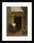 Woman at the Hearth by Jacob Vrel