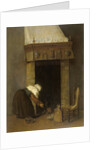 Woman at the Hearth by Jacob Vrel
