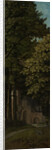 View in a Forest, outer left wing of a triptych by Gerard David