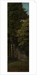 View in a Forest, outer left wing of a triptych by Gerard David