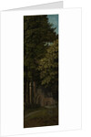 View in a Forest, outer left wing of a triptych by Gerard David