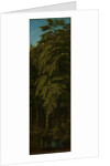 View in a Forest, outer right wing of a triptych by Gerard David