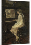 Girl at the Piano by Jacob Maris