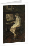 Girl at the Piano by Jacob Maris