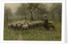 Shepherdess with a Flock of Sheep by Anton Mauve