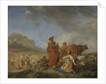 Ruth and Boaz by Nicolaes Pietersz. Berchem