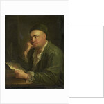 A Man with a Drawing of Flowers, so-called Portrait of Jacob Feitama Jr, Merchant in Amsterdam by Anonymous