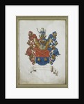 Coat of arms of Susanna van Collen, wife of Jacob Feitama by Anonymous