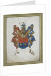 Coat of arms of Susanna van Collen, wife of Jacob Feitama by Anonymous