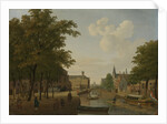 View of the Houtmarkt in Amsterdam, The Netherlands by Hendrik Keun