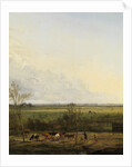 Distant View of the Meadows at ’s-Graveland, The Netherlands by Pieter Gerardus van Os