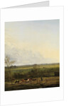 Distant View of the Meadows at ’s-Graveland, The Netherlands by Pieter Gerardus van Os