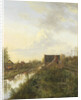 The Canal at ’s-Graveland, The Netherlands by Pieter Gerardus van Os