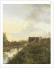 The Canal at ’s-Graveland, The Netherlands by Pieter Gerardus van Os