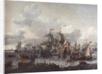 The battle on the Zuiderzee, 1573, The Netherlands, Jan Theunisz. Blanckerhoff by Johannes Kinnema