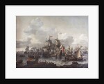 The battle on the Zuiderzee, 1573, The Netherlands, Jan Theunisz. Blanckerhoff by Johannes Kinnema