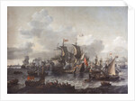 The battle on the Zuiderzee, 1573, The Netherlands, Jan Theunisz. Blanckerhoff by Johannes Kinnema