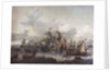 The battle on the Zuiderzee, 1573, The Netherlands, Jan Theunisz. Blanckerhoff by Johannes Kinnema