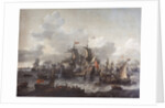 The battle on the Zuiderzee, 1573, The Netherlands, Jan Theunisz. Blanckerhoff by Johannes Kinnema