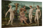 Judgment of Paris by Circle of Master of the Female Half Figures