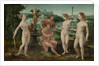 Judgment of Paris by Circle of Master of the Female Half Figures