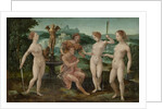 Judgment of Paris by Circle of Master of the Female Half Figures