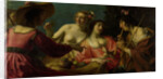 Flute-Playing Shepherd with four Nymphs by Gerard van Honthorst
