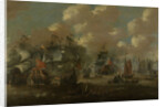 Naval Battle in the Sound near Elsinore (Helsingnør) between the Dutch and Swedish Fleets, 8 November 1658 by Peter van de Velde
