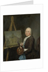 Portrait of Jan ten Compe, Painter and Art Dealer in Amsterdam by Tibout Regters