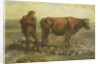 Ploughing farmer by Willem van Konijnenburg