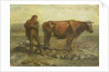 Ploughing farmer by Willem van Konijnenburg