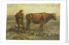 Ploughing farmer by Willem van Konijnenburg