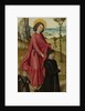 A Donor and his two Sons with Saint John the Evangelist, inner left wing of a triptych by Workshop of The Bruges Master of the Legend of Saint Ursula