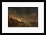 River view by moonlight by Anonymous