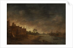 River view by moonlight by Anonymous