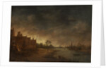 River view by moonlight by Anonymous