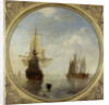 Ships at Anchor by Willem van de Velde II