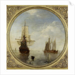 Ships at Anchor by Willem van de Velde II