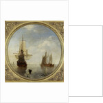 Ships at Anchor by Willem van de Velde II