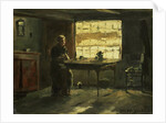 Farmers interior by Johan Hendrik Weissenbruch