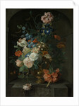 Still Life with Flowers by Coenraet Roepel