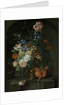 Still Life with Flowers by Coenraet Roepel