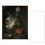 Still Life with Flowers by Coenraet Roepel