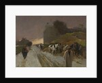 Montmartre, Paris, in winter France by Willem de Zwart