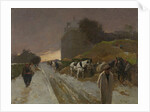 Montmartre, Paris, in winter France by Willem de Zwart